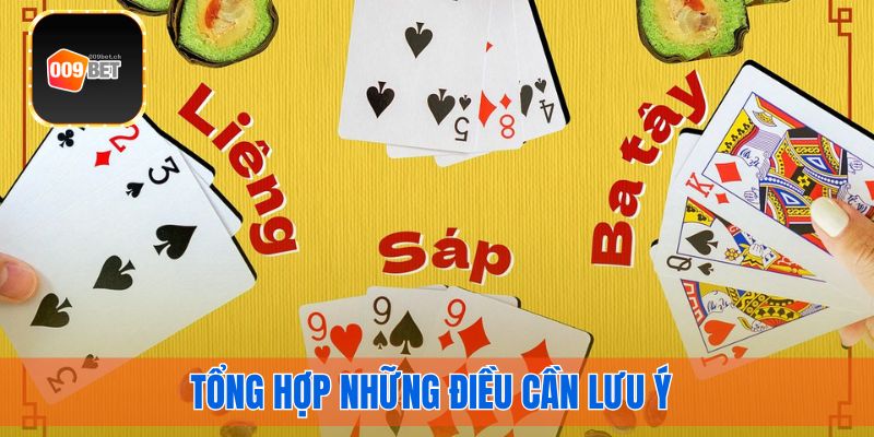 Tổng hợp những điều cần lưu ý