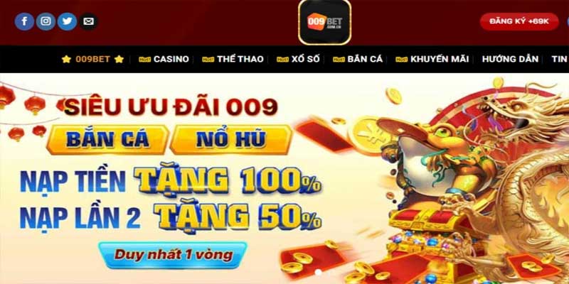 Siêu Khuyến Mãi 009bet 2025